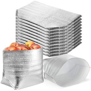 Sac isotherme personnalisé en aluminium jetable pour la livraison de repas à emporter - Product Image 1