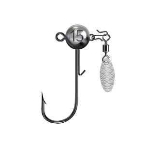 DN 3g 5g 7g 10g 15g Cabeças de pesca Jig Cabeças Cabeças de pesca Chumbo Cabeça Worm Gancho Jig Cabeça com Spinner Isca Colher Lure - Product Image 6