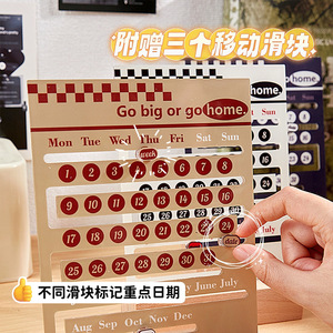 Creative Handmade DIY <strong>Calendars</strong> Perpetual <strong>Calendar</strong> Desktop <strong>Calendar</strong> - Product Image 2