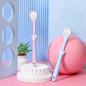 Raspador para Recubrimiento <span class=keywords><strong>de</strong></span> <span class=keywords><strong>Lengua</strong></span> y Garra <span class=keywords><strong>de</strong></span> <span class=keywords><strong>Gato</strong></span>, Cepillo <span class=keywords><strong>de</strong></span> Limpieza Bucal <span class=keywords><strong>de</strong></span> Doble Efecto, Cerdas - Product Image 3