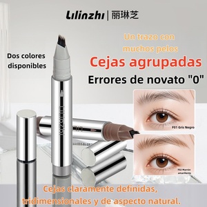 Lápiz de Cejas Lilinzhi: Duradero y Resistente al Agua, Crea Rápidamente un Maquillaje de Cejas Natural y <span class=keywords><strong>Salvaje</strong></span> - Product Image 1