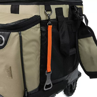 Sac isotherme de pique-nique Portable OEM, sac isotherme de Camping d'été isolé, sac isotherme pliable avec roulettes pour chariot à glace