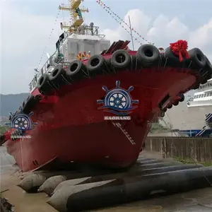 Durable Ocean Shield Ship Launching Inflatable Rubber Airbag Floating Pontoon