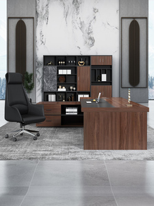 Hiện đại L hình dạng bàn đồ nội thất văn phòng escritorio de oficina CEO văn phòng điều hành bảng văn phòng văn phòng de travail schreibtisch bàn - Product Image 5