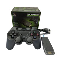 Volant de jeu ergonomique avec joystick et connexion sans fil 2,4 GHz, modèle M8, pour plusieurs consoles de jeu