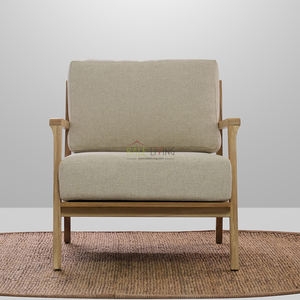 The Sukha <b>lounge</b> <b>chair</b> made of high quality teak wood offers elegant <b>outdoor</b> comfort, perfect for homes, villas, hotels - Product Image 2