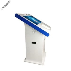 Terminal de Servicio Público de Autoservicio de 32 Pulgadas con Impresora A4, Kiosco Todo en Uno con Teclado - Product Image 3