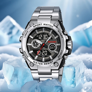 SKMEI 2416 <span class=keywords><strong>Montre</strong></span> de Sport Multifonctionnelle pour Hommes, Étanche 5 ATM, Analogique et LED Numérique, Vente en Gros - Product Image 4