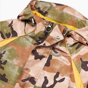 Fashion Designer Custom High Quality Camouflage <b>Zip</b> <b>up</b> <b>Jackets</b> Windproof Nylon Lightweight Outdoor Waterproof Windbreaker <b>Jacket</b> - Product Image 6