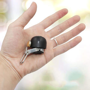 <b>Retro</b> Bicycle Bell Black Alloy Loud Sound For Mountain Road Fixed Gear Folding <b>Bikes</b> Riding Accessory - Product Image 1