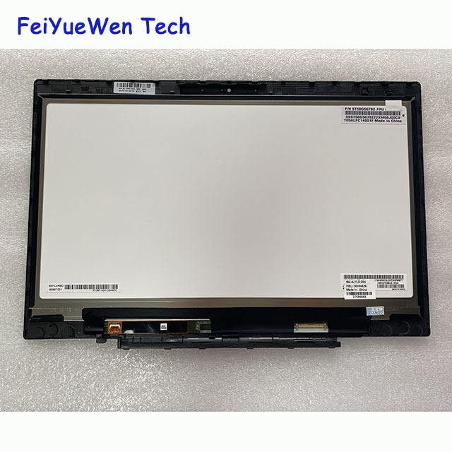 14.0" QWHD LCD for Lenovo Thinkpad X1 Carbon Gen 3 2015 LCD Touch Screen Digitizer Assembly with Bezel 00NY424 20BS 20BT