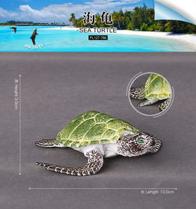 5卸売固体海の生命ウミガメプラスチック動物のおもちゃ海の生き物のおもちゃ動物の置物おもちゃ - Product Image 2
