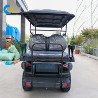 Voiture de golf électrique Robetaa à 4 roues et 6 places, économique, à batterie au lithium, tout-terrain, pour club de golf