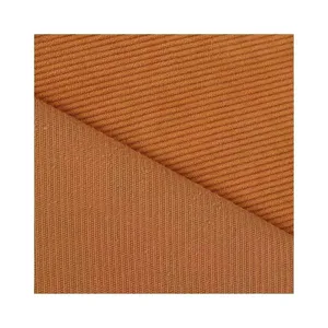 Fast Shipping Custom Design 100% Polyester Khaki 3D Corduroy Garment Fabric in the meter