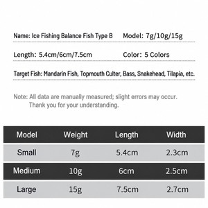 เหยื่อตก<span class=keywords><strong>ปลา</strong></span>น้ำแข็งแบบตะกั่วพร้อมตาปลอม - เหยื่อตก<span class=keywords><strong>ปลา</strong></span>น้ำแข็งขนาดเล็กสำหรับฤดูหนาว - Product Image 3