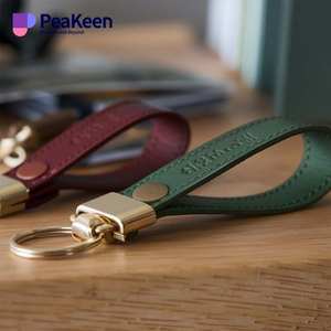 Fabricante al por mayor llavero logotipo personalizado colorido cuero auténtico llavero personalizado - Product Image 3