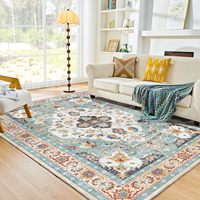 Tapis géométrique moderne de haute qualité, antidérapant, en polyester, pour salon et chambre, résistant au feu, adapté aux animaux domestiques