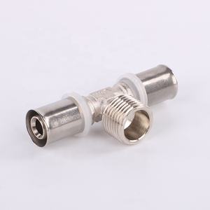 Raccords à sertir en laiton pour tuyauterie, raccords à sertir pour tuyaux multicouches Pex Pert, raccords à sertir Watermark Acs Aenor CSTB - Product Image 3