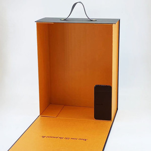 Hộp Giấy Quà Gấp Lớn Sang Trọng Tùy Chỉnh Có Tay Cầm Cho Bốt Áo Khoác Áo Khoác Hộp Bao Bì Quần Áo Nữ Ngoại Cỡ - Product Image 1