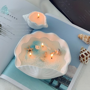 Phong Cách Châu Âu Tiên Tiến Cảm Giác Sáp Đậu Nành Hương Liệu Nến Vỏ Hình Dạng Trang Trí Nội Thất Mùi Hương Nhỏ Cho Giáng Sinh Hương Thơm - Product Image 4