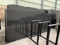 Bandes de granit noir Shanxi polies en gros à prix d'usine pour la décoration de luxe