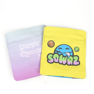 Bolsa de Mylar de Doble Cara, Mate, Suave al Tacto, Impresa Digitalmente, a Prueba de Niños, con Cierre Deslizante, a Prueba de Olores, para 3.5g y 7g - Product Image 4