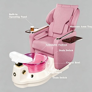 Sillón de Pedicura Personalizado, Muebles de Salón, Sillón de Pedicura de Lujo con Hidromasaje Eléctrico, Sillón de Spa para Salón de Uñas - Product Image 3