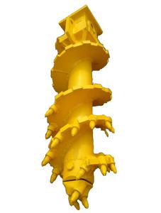 1.2Meter Diameter Dubbel Gesneden Enkele Vlucht Rots Boor Vijzel Te Koop Voor Roterende Boring Hei Kern Vat Aarde Vijzel Product - Product Image 3