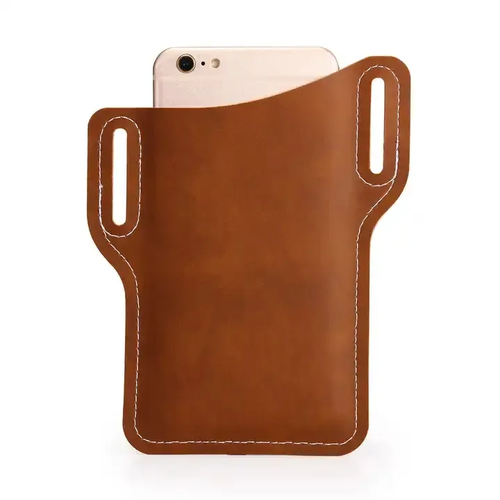 Cellphone Bum Bags Belt Loop Holster Case Outdoor PU Leather Purse Phone Wallet Belt Clip Sheath Belt Bag