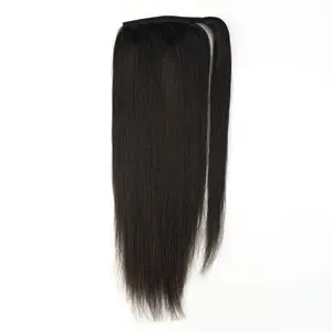 Antimi Anpassung Großhandel Virgin Human Hair Straight Style Pferdes chwanz Haar verlängerungen Natürliche Farbe Brasilia nisches Haar I Stück