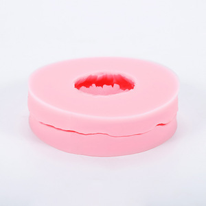 Silicone Cake Decoration Mold Pink Round With Tooth Design For Baking And Pastry Tools - Product Image 1