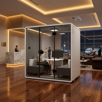 LESEN Conteneur Extensible Respirant pour Salon, Bureau à Domicile et Bâtiment de Bureaux, Design Moderne, Maison pour 4 Personnes