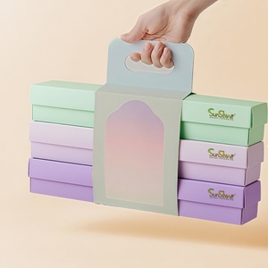 Sunshine Food Grade Drawer Slide Rectangle Pastry Macaroons Packaging Paper <b>Box</b> - Product Image 3