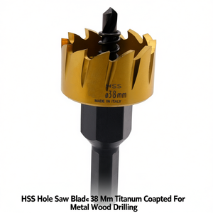 Lame de scie cloche Ttake Hss 38 mm, revêtement titane, pour perçage du métal et du bois - Product Image 2