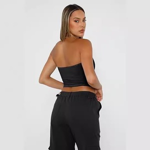 Bretelles Crop Tank Fashion Sport Bra <span class=keywords><strong>Sexy</strong></span> Top Tube Bandeau Backless pour les femmes - Product Image 2