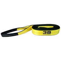 Correas de Elevación Planas de Poliéster y Nailon de 3 Pulgadas, Correas de Elevación para Grúa, Correa de Elevación Cómoda y Duradera