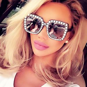 Gafas de Sol Cuadradas de Diamantes con Decoración de Cristal, de Lujo, para Hombre y Mujer, Protección UV400, Nueva Moda - Product Image 3