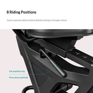 Vélo <span class=keywords><strong>d</strong></span>'<span class=keywords><strong>appartement</strong></span> horizontal silencieux à résistance magnétique pour le fitness à domicile, au bureau <span class=keywords><strong>ou</strong></span> en <span class=keywords><strong>appartement</strong></span> - Product Image 3