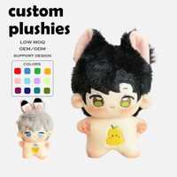 Poupée en peluche personnalisée de 5 cm et 10 cm, figurine d'anime sur mesure, jouet en peluche, poupée en peluche de star K-pop coréenne