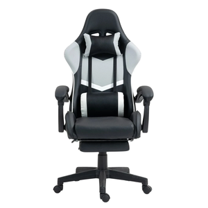 Silla Gamer con Respaldo Alto, Reposabrazos Fijos en Cuatro Puntos, Altura Ajustable, Color Naranja - Product Image 1