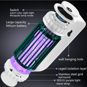 Meilleures Ventes 2025 Piège à Moustiques Électrique UV <span class=keywords><strong>Anti</strong></span>-Insectes <span class=keywords><strong>Anti</strong></span>-Mites <span class=keywords><strong>Anti</strong></span>-Mouches <span class=keywords><strong>Lampe</strong></span> Tue-Insectes - Product Image 6