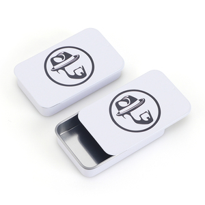 Hộp Thiếc Dưỡng Môi Nước Hoa Màu Trơn Nắp Trượt Hình Chữ Nhật Hộp Thiếc Kéo Đẩy Để Đựng Kẹo Bạc Hà - Product Image 1