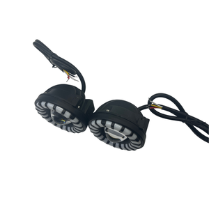 V59B 12V 20W universale RGB Halo <span class=keywords><strong>Angel</strong></span>/<span class=keywords><strong>Devil</strong></span> Eye faretto luce di marcia diurna per motocicli fendinebbia bianco/giallo - Product Image 4