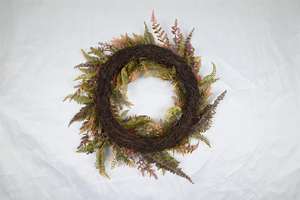 Couronne de Noël artificielle moderne et écologique personnalisée à bas prix pour porte d'entrée, couronne d'automne artificielle - Product Image 5