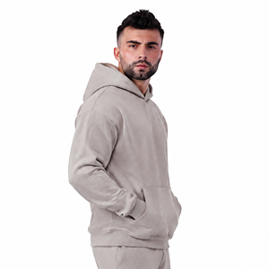 Wholesale <b>Men's</b> New Style Pullover <b>Hoodie</b> with Zipper <b>Oversized</b> Sporty Print Design Terry Fabric Warm & Sporty <b>Hoodie</b> <b>for</b> <b>Men</b> - Product Image 5