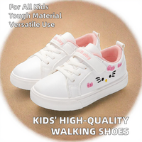 Chaussures de mode pour enfants 2025 de haute qualité, blanches, respirantes, résistantes à l'usure, légères, style marche, avec doublure en maille