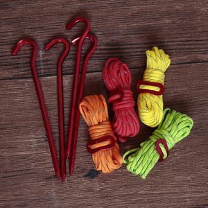Outdoor Camping <b>Tent</b> <b>Canopy</b> Fixed Reflective Wind Rope 4m*4mm Rope WIth Wind Rope Buckle - Product Image 5