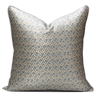 Gris argent géométrique art Design jeter taie d'oreiller Premium hôtel décoration de la maison canapé housse de coussin