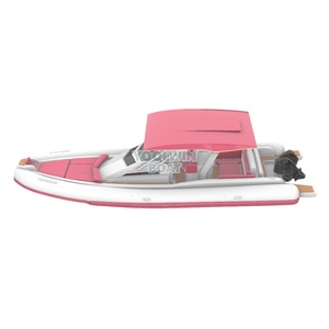 Embarcación <span class=keywords><strong>de</strong></span> 32 pies para <span class=keywords><strong>Pesca</strong></span> y Patrullaje Costero, Orca, Casco Escalonado <span class=keywords><strong>de</strong></span> Hypalon, Cabina <span class=keywords><strong>de</strong></span> Fibra <span class=keywords><strong>de</strong></span> Vidrio, Bote RIB, Fabricación China - Product Image 5