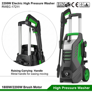 Nettoyeur haute pression portable 2200W 135 bars, machine à laver et à nettoyer les voitures à eau froide électrique avec pompe pour <span class=keywords><strong>auto</strong></span> et jardin - Product Image 5